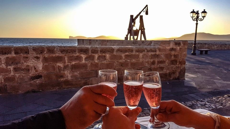 istorante di pesce sui bastioni di Alghero